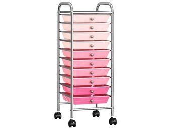 vidaXL Opbergtrolley met 10 lades - 58% korting!