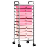 vidaXL Opbergtrolley met 10 lades - 58% korting!