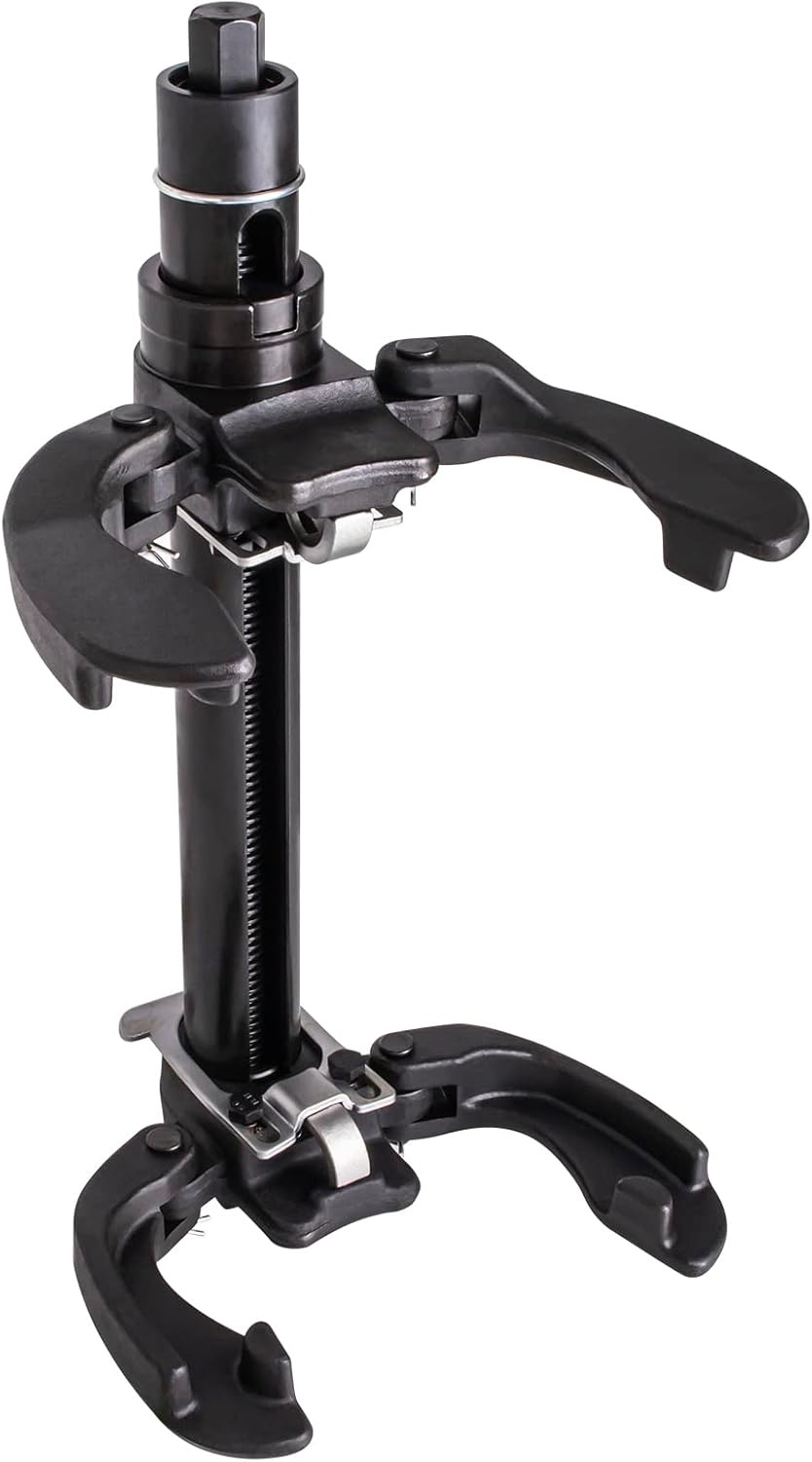 McPherson veerspanner, Universele auto verenspanner pers gereedschap met variabele veerarmen, Werkt met alle gangbare automerken