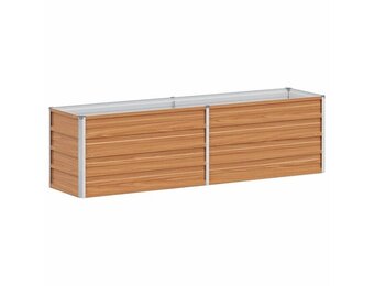 vidaXL Verhoogde Plantenbak Licht Bruin 52% Korting