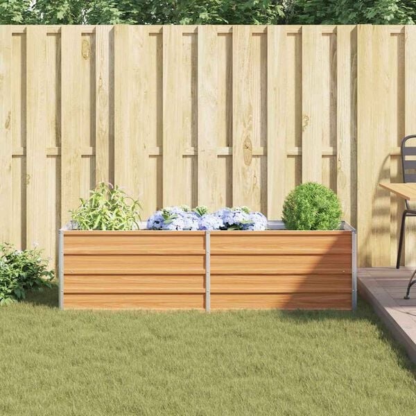 vidaXL Verhoogde Plantenbak Licht Bruin 52% Korting