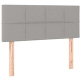 Hoofdbord 90x5x78/88 cm Stof Lichtgrijs - 76% Korting
