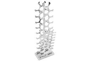 VidaXL Wijnrek Aluminium Zilver - 27 Flessen (47% Korting!)