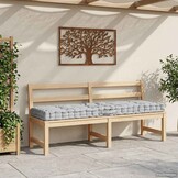 Palletkussen Grijs Katoen 120x40cm - 33% Korting!