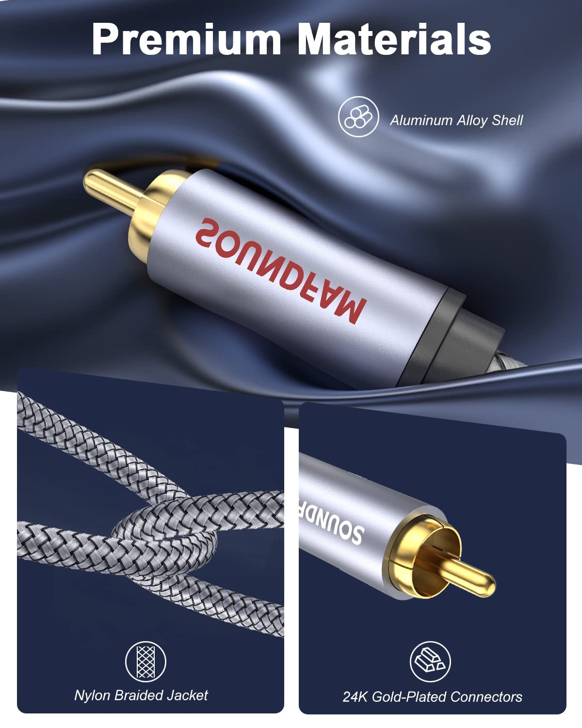 RCA Y-kabel 3m - 48% Korting | Subwoofer & Versterker