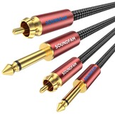 SOUNDFAM Cinch Y Kabel 3M - 32% Korting!