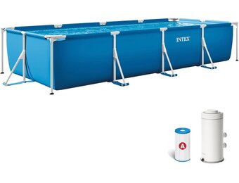 Intex Frame Zwembad 7127L Blauw - 35% Korting!