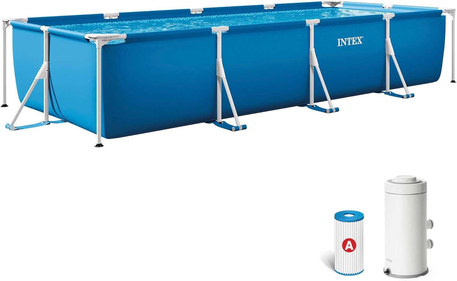 Intex Frame Zwembad 7127L Blauw - 35% Korting!
