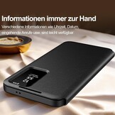 Smart Clear View Wallet Hoesje S22 Ultra 5G Zwart | -52% Korting