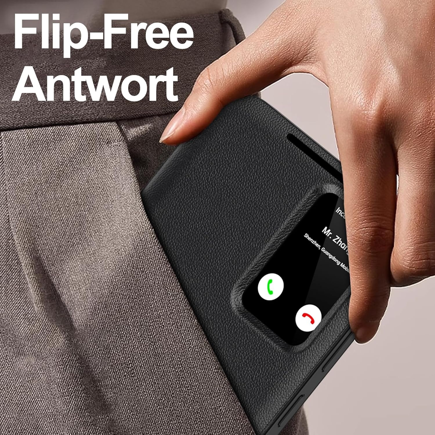 Smart Clear View Wallet Hoesje S22 Ultra 5G Zwart | -52% Korting