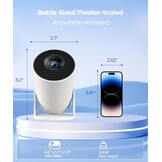 Draagbare Beamer Android 14, 4K, 200 inch, 29% Korting