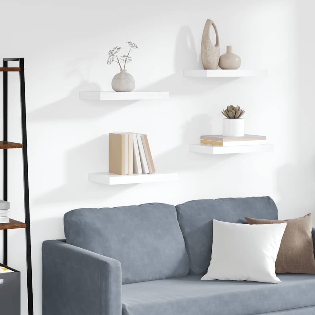 vidaXL Zwevende Wandschappen Set van 4 (55% korting!)