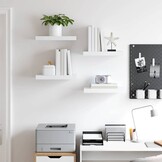 vidaXL Zwevende Wandschappen Set van 4 (55% korting!)