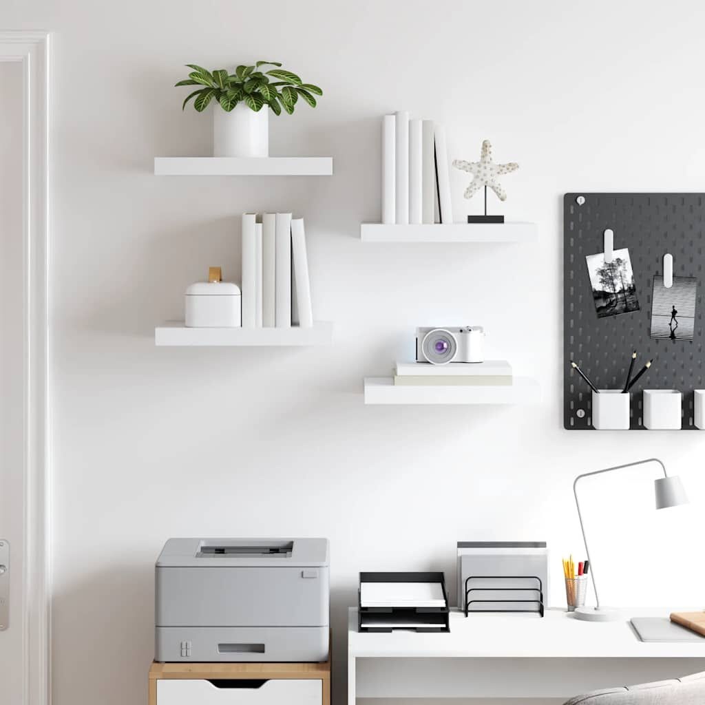 vidaXL Zwevende Wandschappen Set van 4 (55% korting!)
