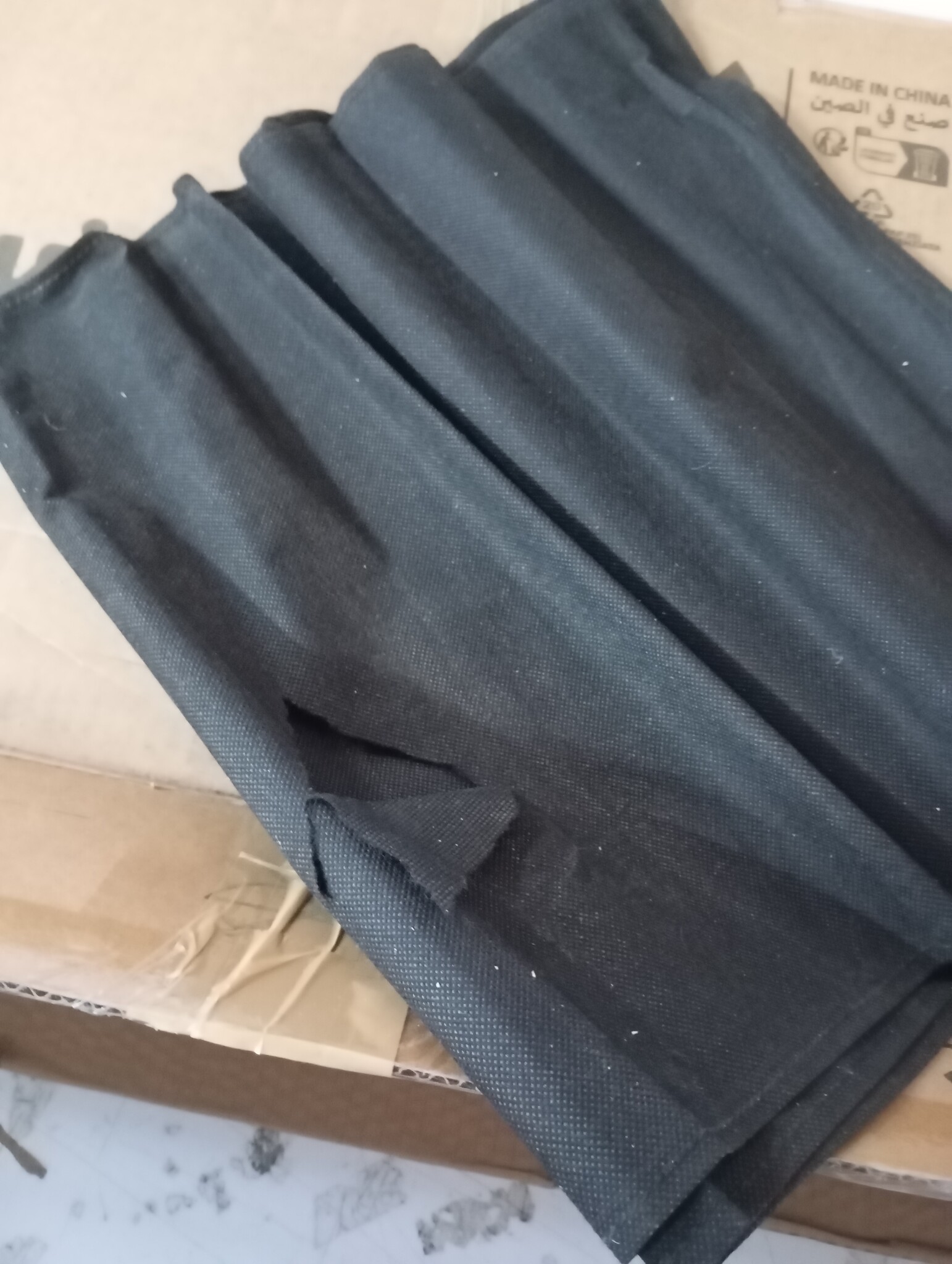 2x Hoofdbord 100x5x78/88cm Stof Lichtgrijs - 83% Korting