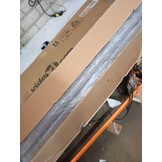 2x Hoofdbord 100x5x78/88cm Stof Lichtgrijs - 83% Korting