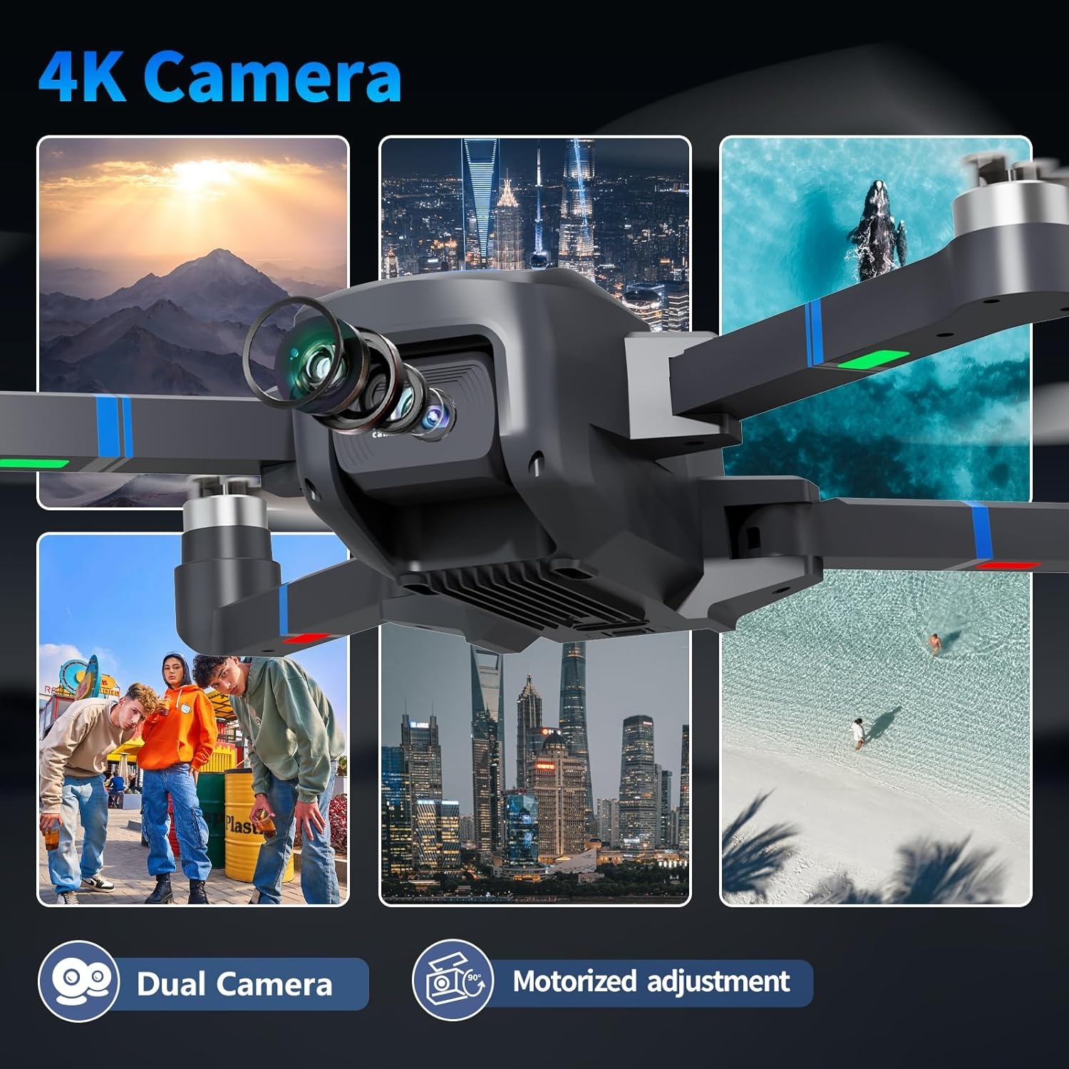 Opvouwbare Drone met 4K Camera & 54% Korting