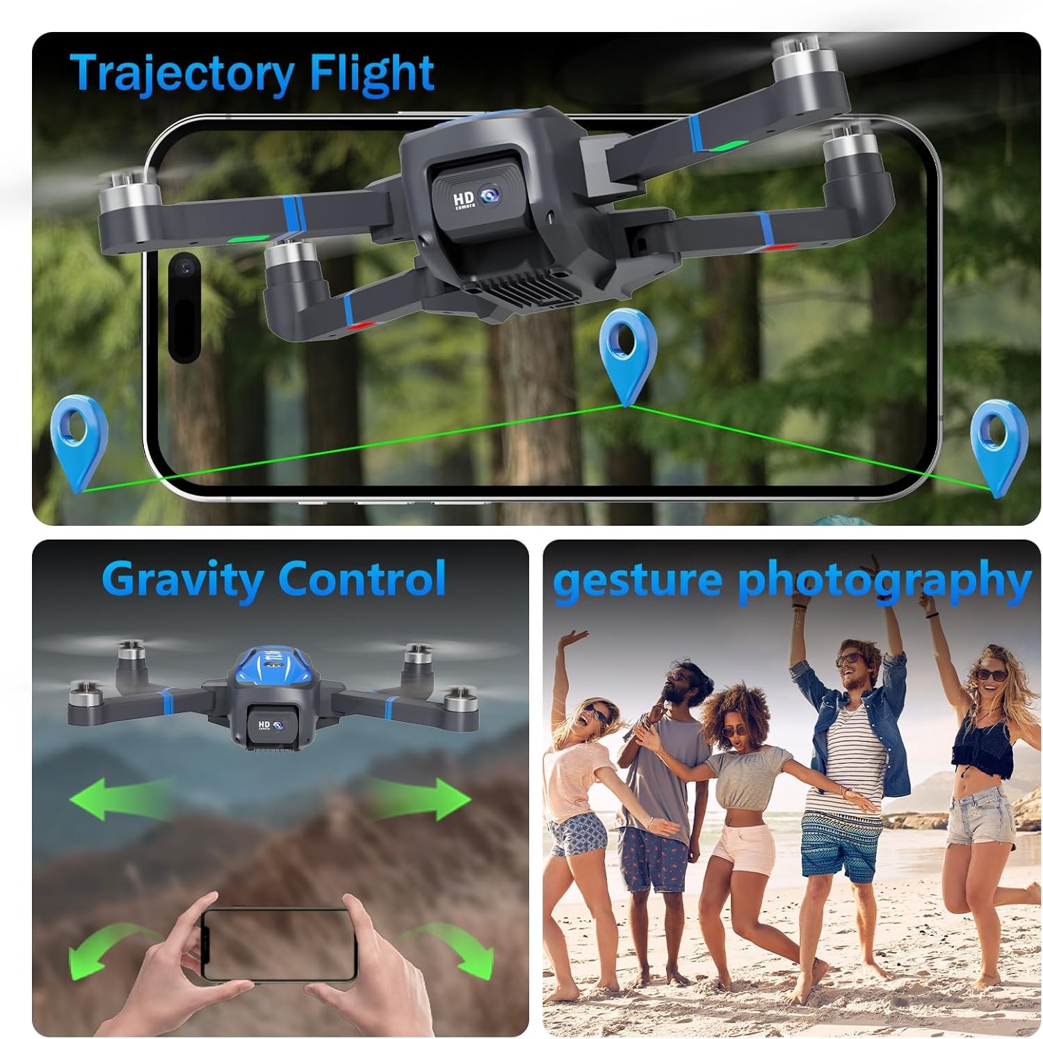 Opvouwbare Drone met 4K Camera & 54% Korting