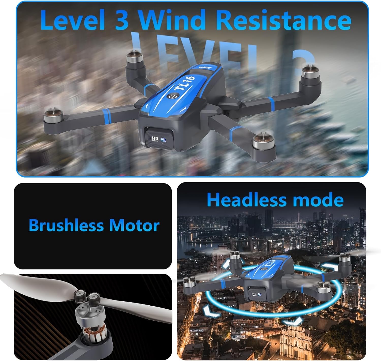 Opvouwbare Drone met 4K Camera & 54% Korting