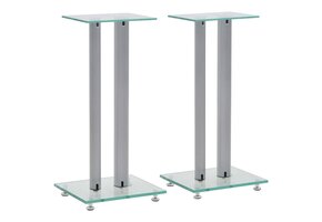 Speakerstandaarden Gehard Glas & Aluminium - 2 stuks - 84% korting
