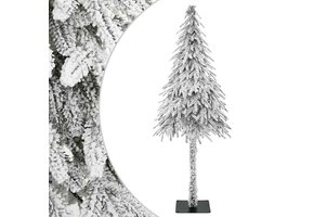 Moderne Kunstkerstboom Wit 120 cm - 60% Korting