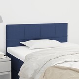 vidaXL Hoofdbord Stof Blauw - 59% Korting!