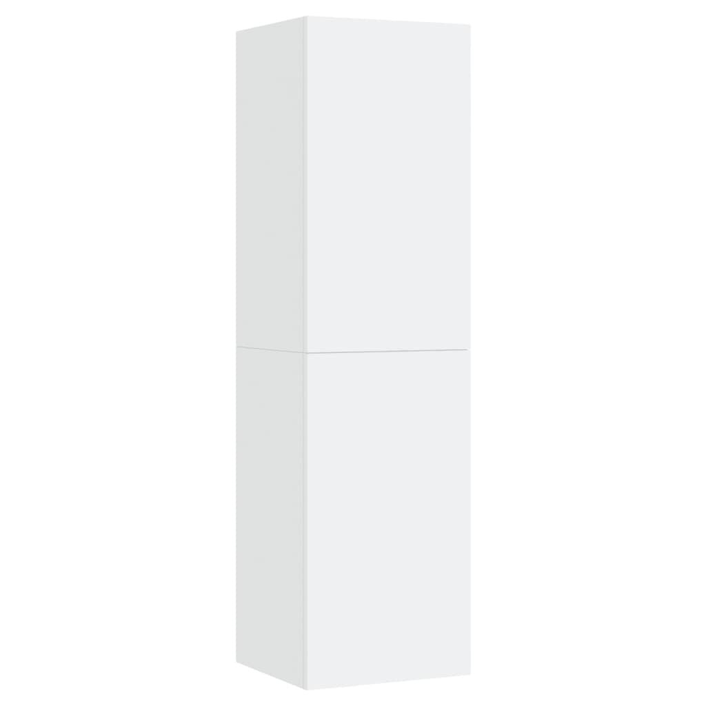 vidaXL TV-meubel 30,5x30x110 cm | 74% Korting | Bewerkt Hout Wit
