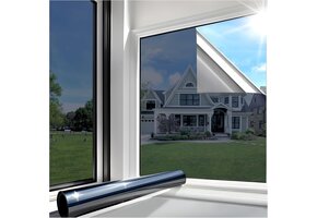 Zelfklevende Spiegelfolie Raamfolie 90x1000cm - 53% Korting!