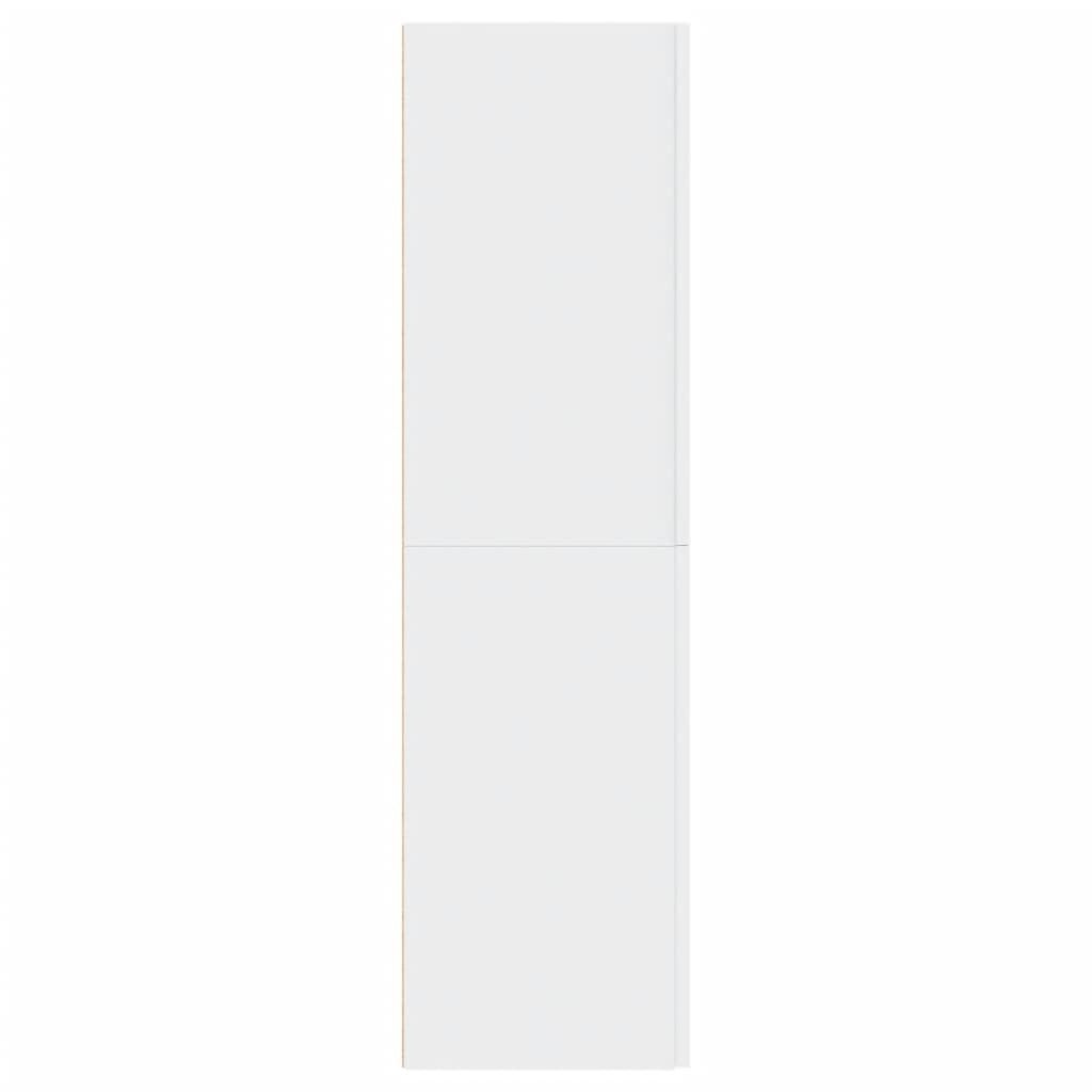 vidaXL TV-meubel 30,5x30x110 cm | 74% Korting | Bewerkt Hout Wit