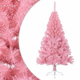 Roze Half Kunstkerstboom 150 cm - 66% Korting