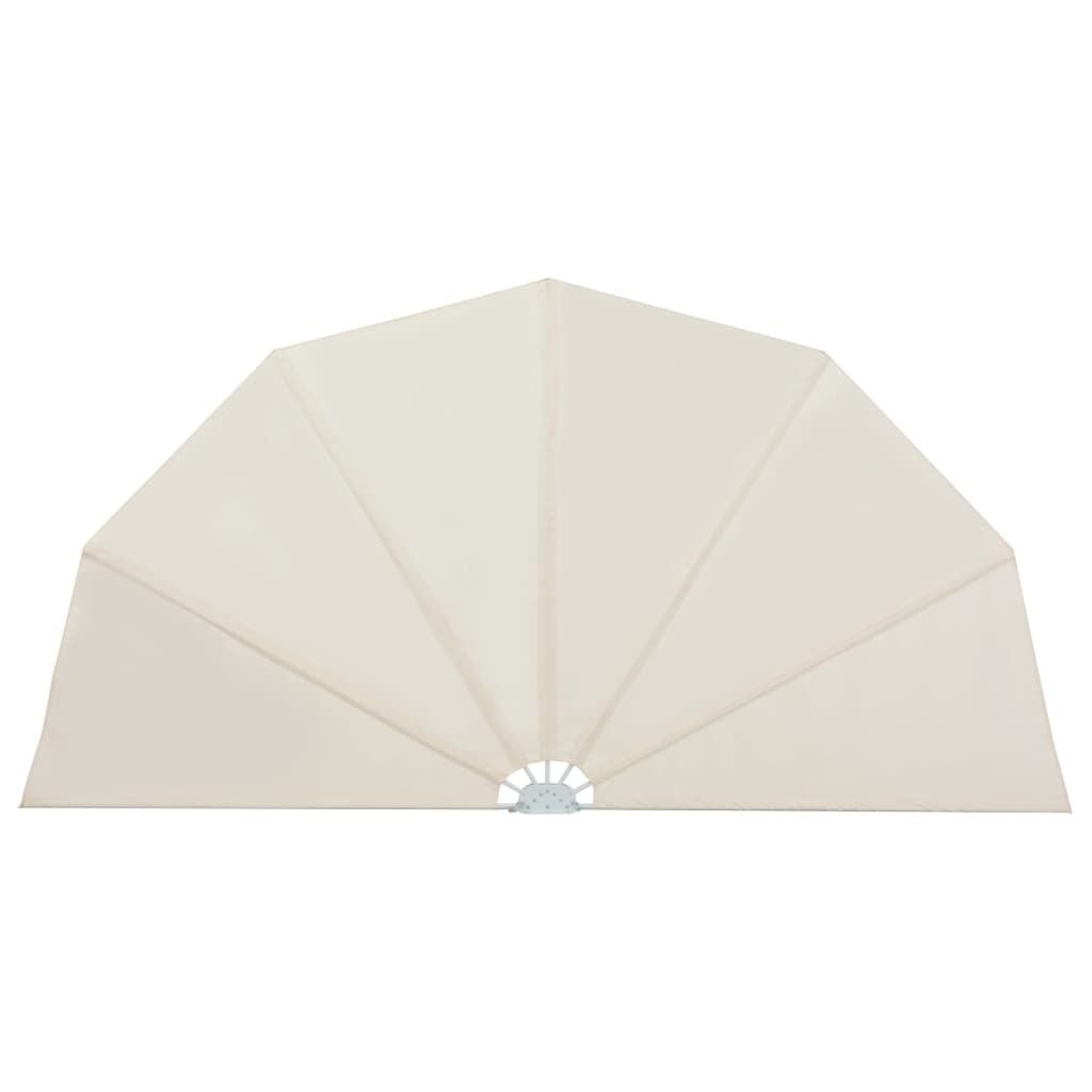 vidaXL Terrasscherm Inklapbaar Crème 200 cm | 74% Korting