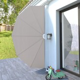 vidaXL Terrasscherm Inklapbaar Crème 200 cm | 74% Korting