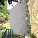 vidaXL Terrasscherm Inklapbaar Crème 200 cm | 74% Korting