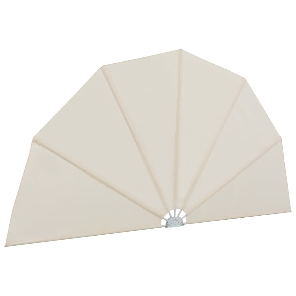 vidaXL Terrasscherm Inklapbaar Crème 200 cm | 74% Korting