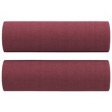 VidaXL Sierkussens 2 st 15x50 cm Wijnrood - 57% Korting!