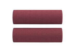 VidaXL Sierkussens 2 st 15x50cm Stof Wijnrood - 44% Korting!