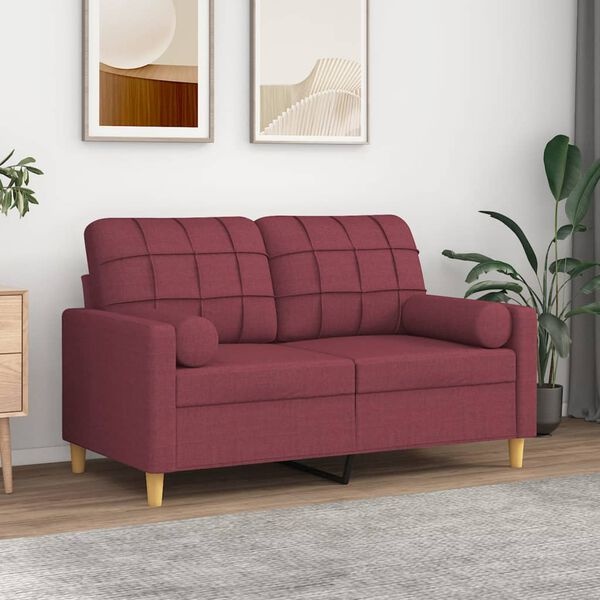 VidaXL Sierkussens 2 st 15x50 cm Wijnrood - 57% Korting!