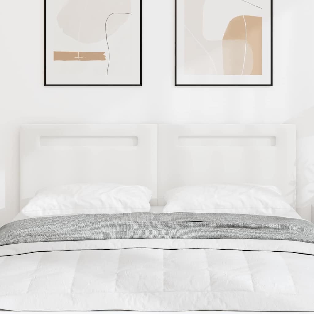 VidaXL Hoofdbord Wit PVC Wandmontage - 60% Korting