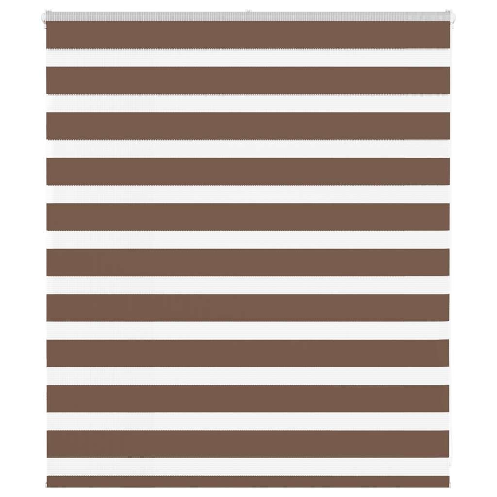 vidaXL Zebra Rolgordijn Bruin - 49% Korting