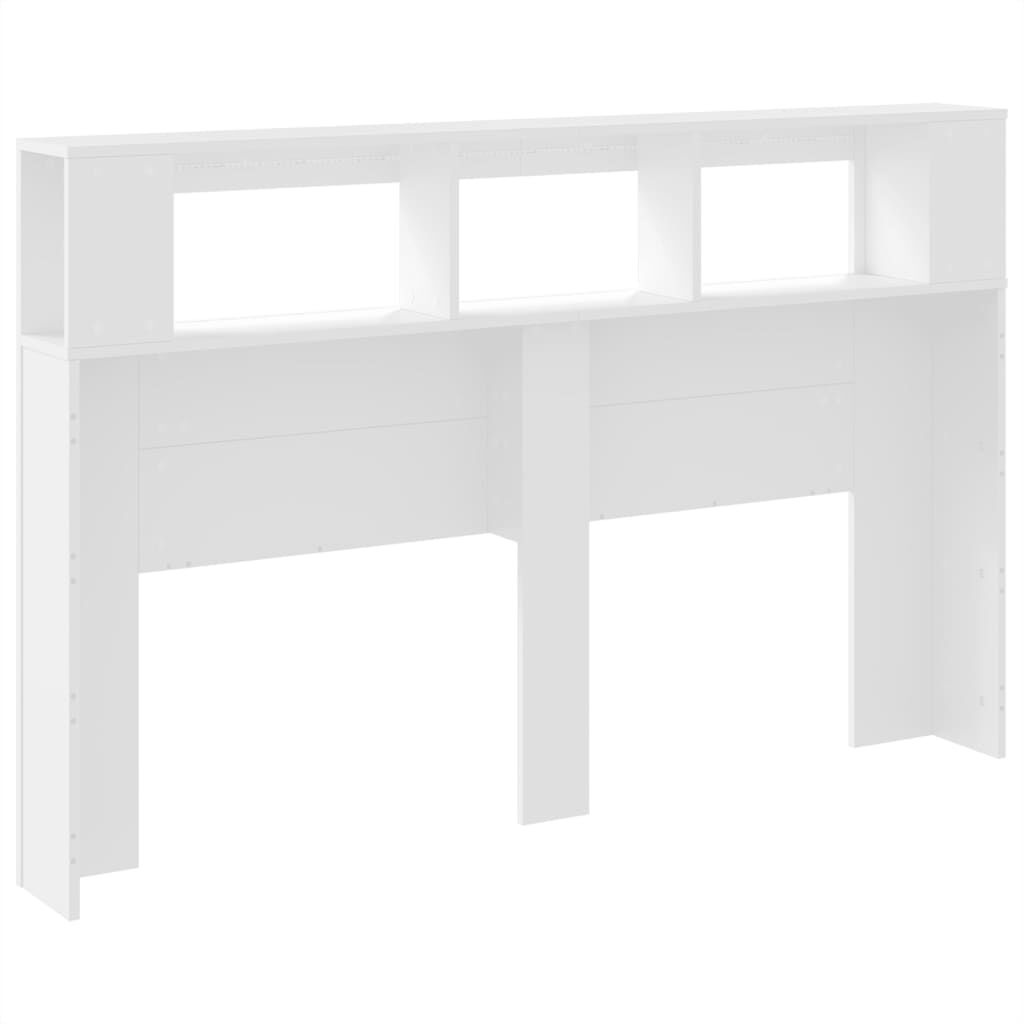 vidaXL Hoofdeinde Wit met LED (160x18,5x103,5cm) - 61% Korting
