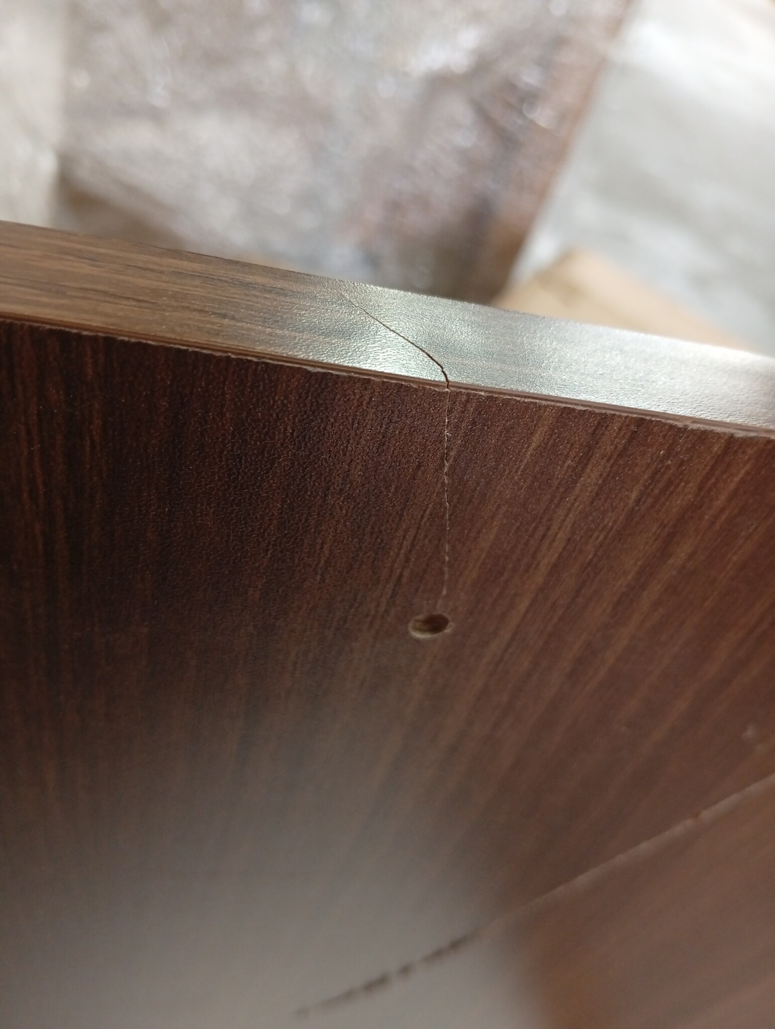 vidaXL Hangkast 60x31x40 cm bewerkt hout bruin eikenkleur