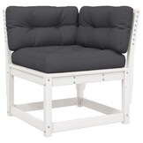 VidaXL Hoekbank Grenenhout Wit - 72% Korting