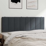 vidaXL Hoofdbordkussen 160cm Donkergrijs Fluweel - 66% Korting!