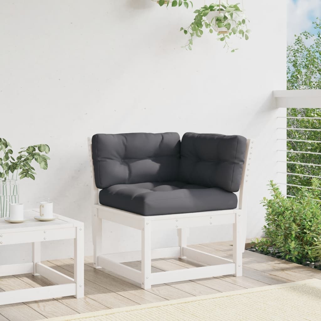 VidaXL Hoekbank Grenenhout Wit - 72% Korting