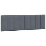 vidaXL Hoofdbordkussen 160cm Donkergrijs Fluweel - 66% Korting!