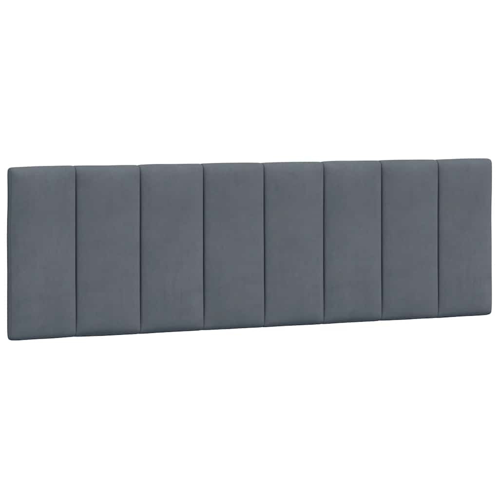 vidaXL Hoofdbordkussen 160cm Donkergrijs Fluweel - 66% Korting!