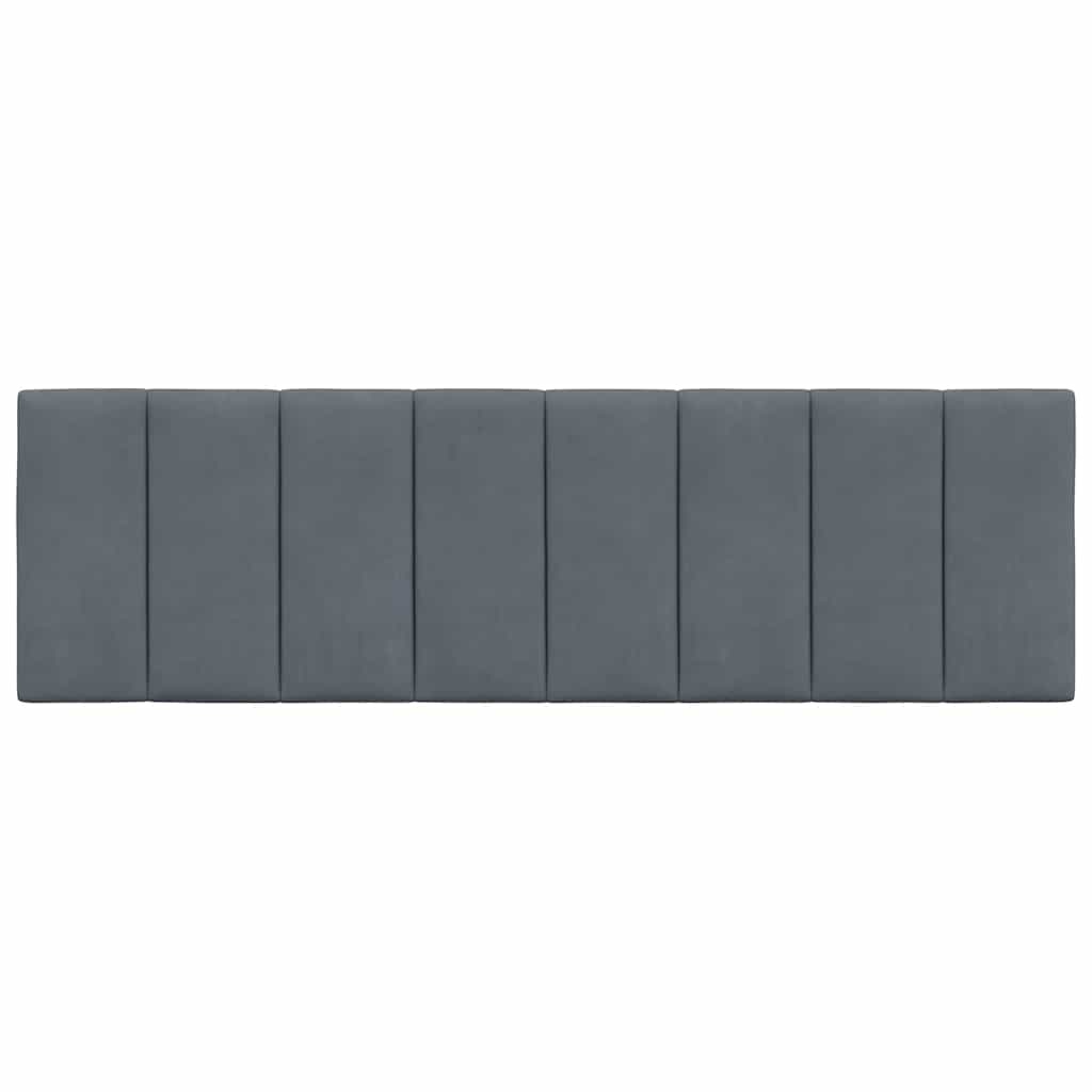 vidaXL Hoofdbordkussen 160cm Donkergrijs Fluweel - 66% Korting!