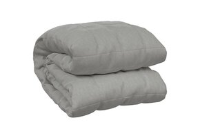 VidaXL Verzwaringsdeken 220x235 cm 15kg Grijs - 46% Korting!