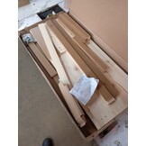 Houten Salontafel Grenenhout - 110x55x45 cm - Honingbruin - 77% Korting