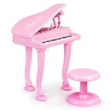 Kinderpiano met Microfoon & Kruk - 53% Korting